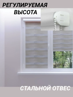 Рулонные шторы День-Ночь 55х100 см