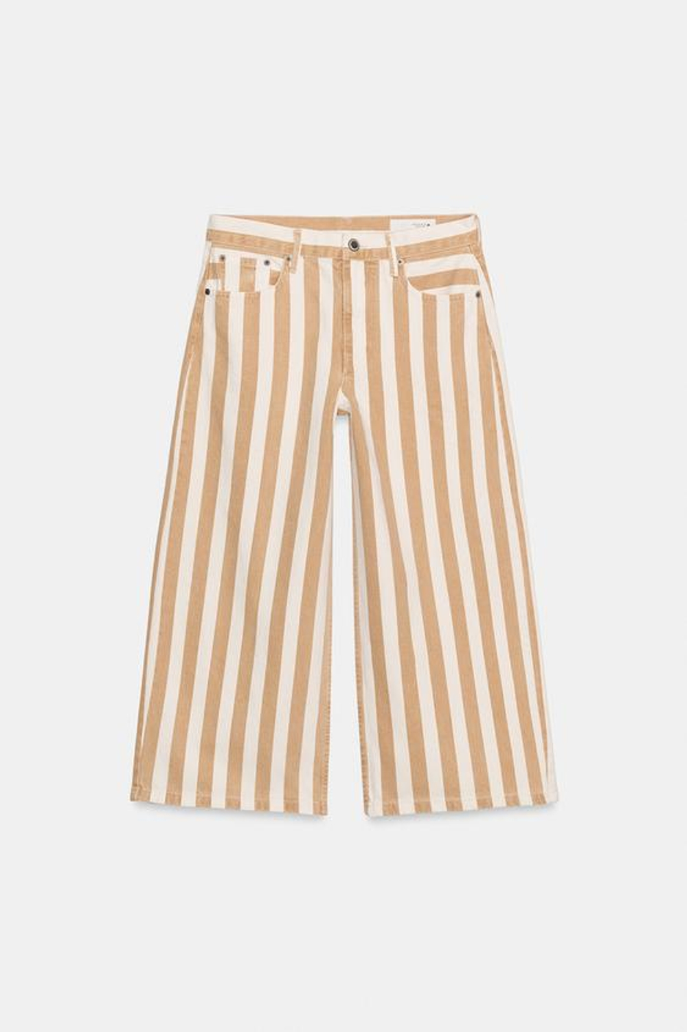 ZW COLLECTION ДЖИНСЫ-КЮЛОТЫ СО СРЕДНЕЙ ЛИНИЕЙ НА ТАЛИИ - ZARA
