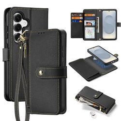 Чехол кошелек с MagSafe из TPU кожи от Dux Ducis для Samsung Galaxy S25, серия Lawa Series Case