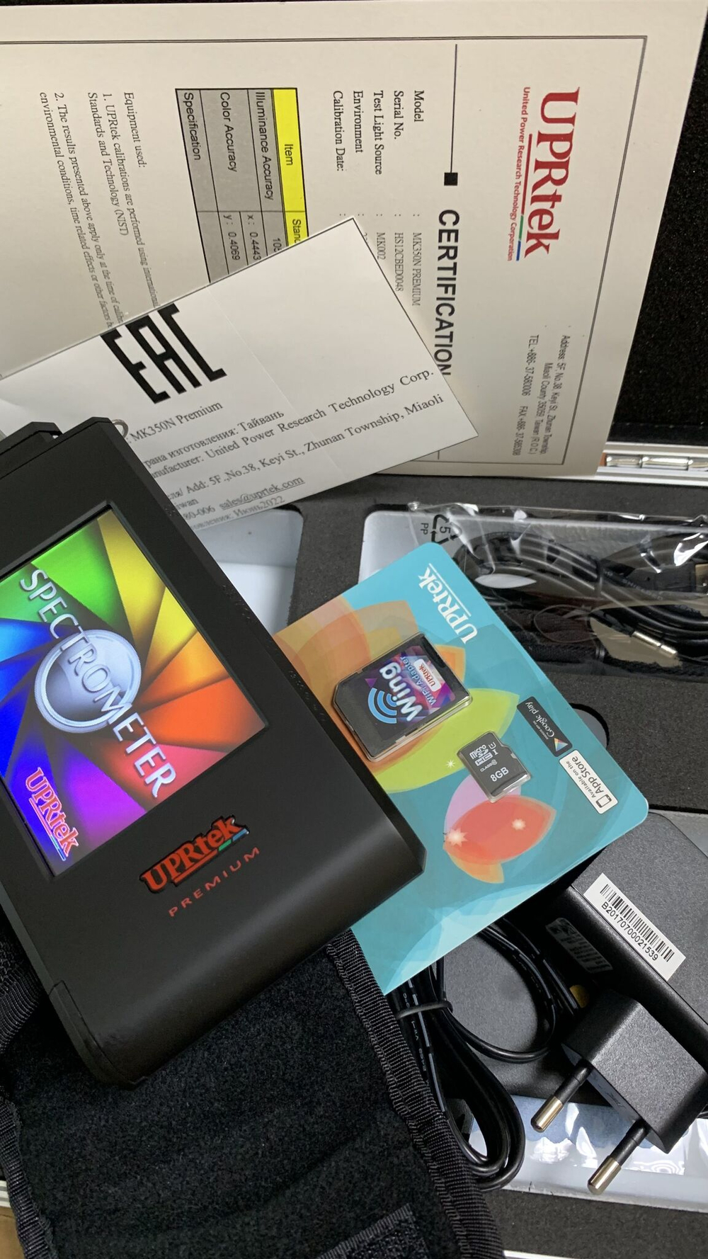 Портативный спектрометр UPRtek MK350N Premium