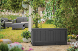 Пластиковый сундук Keter Kentwood 350 л graphite