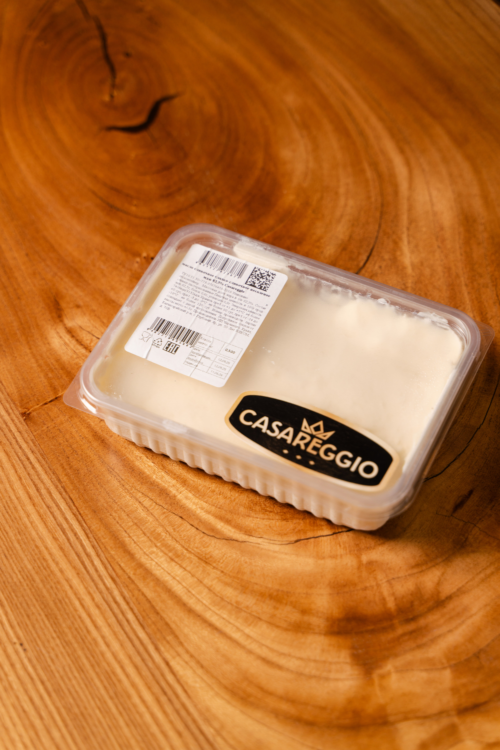 Масло сливочное сладко-сливочное мдж - 82,5%, ТМ Casareggio. 0.5кг