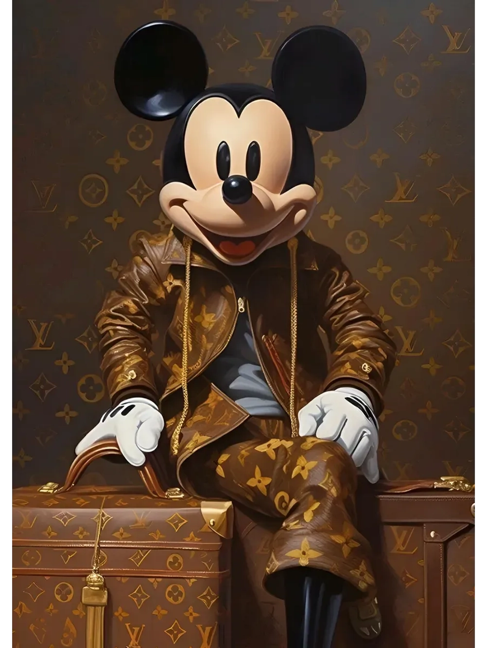 Картина Сокровища Vuitton 30х40см на стену 1шт.