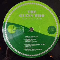Винтажная виниловая пластинка LP The Guess Who Shakin' All Over (USA 2001)