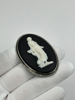 Брошь Wedgwood чёрная