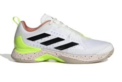 Женские теннисные кроссовки Adidas Avacourt - white/core black/lucid lemon