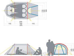 Палатка Tatonka Orbit 3