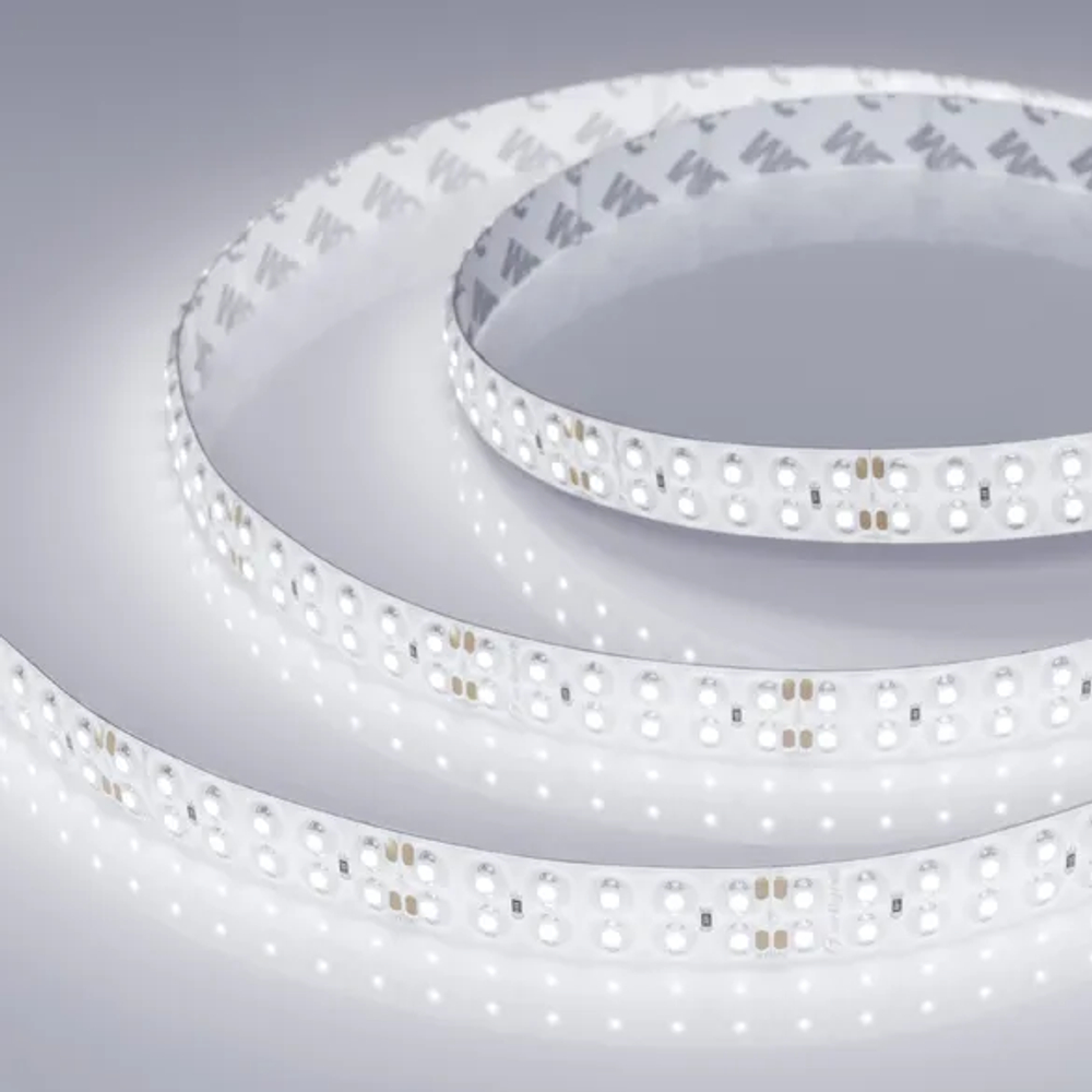 Светодиодная лента RTW 2-5000SE 24V White 2x2 (3528, 1200 LED, LUX) (Arlight, 19.2 Вт/м, IP65) 014720