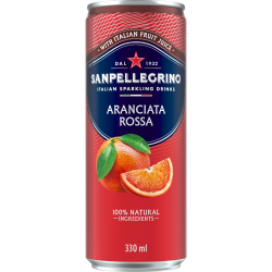 San Pellegrino Aranciata Rossa, in can 0,33 л.