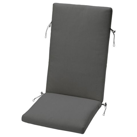 Подушка на стул IKEA FROSON / DUVHOLMEN (ФРеСеН / ДУВХОЛЬМЕН), Темно-серый, 116x45 см