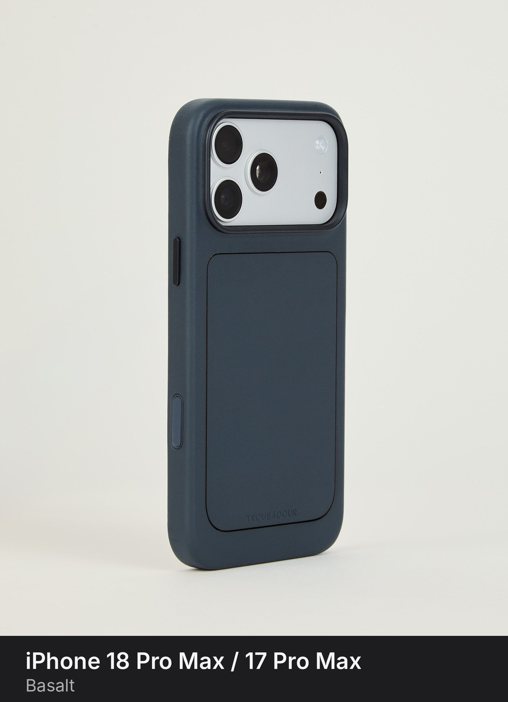 Чехол Mujjo Modular Leather Case для iPhone 18 Pro Max / 17 Pro Max Basalt