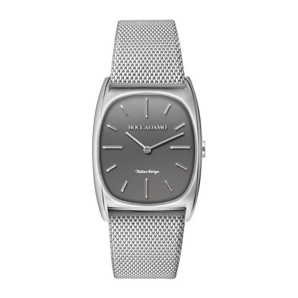 Часы Boccadamo Atelier Silver AT004 BW/S  с минеральным стеклом