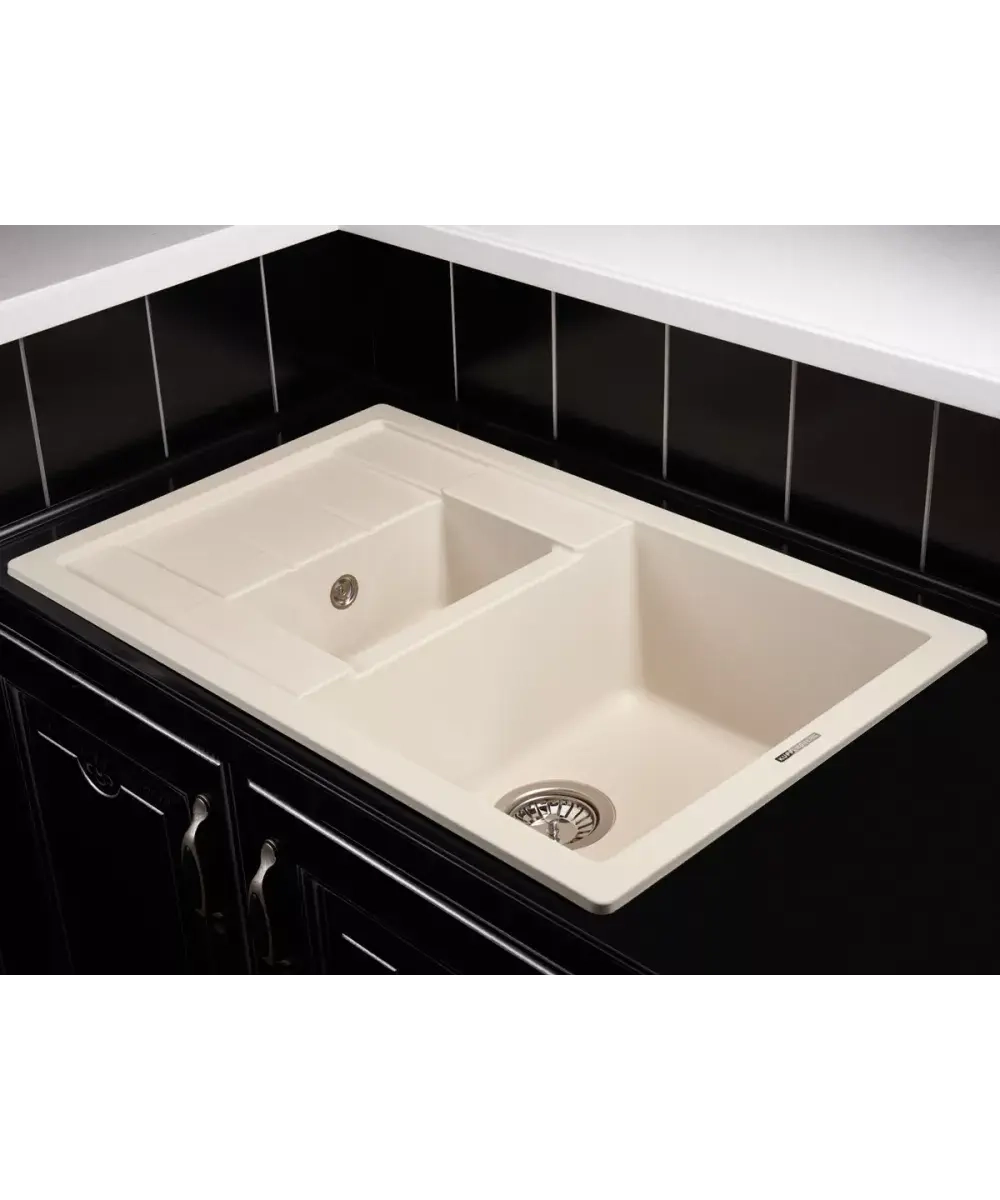 Кухонная мойка Kuppersberg MODENA 1,5B1D ECRU фото 2