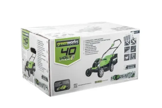 Газонокосилка аккумуляторная "GREENWORKS" G40LM35K2 2501907UB