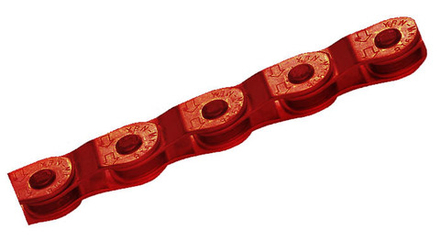 Цепь 1/2"x1/8", 100 зв, 1 скор, красная, звенья Half link (черепица), инд уп.HL1 Wide (HL-710)