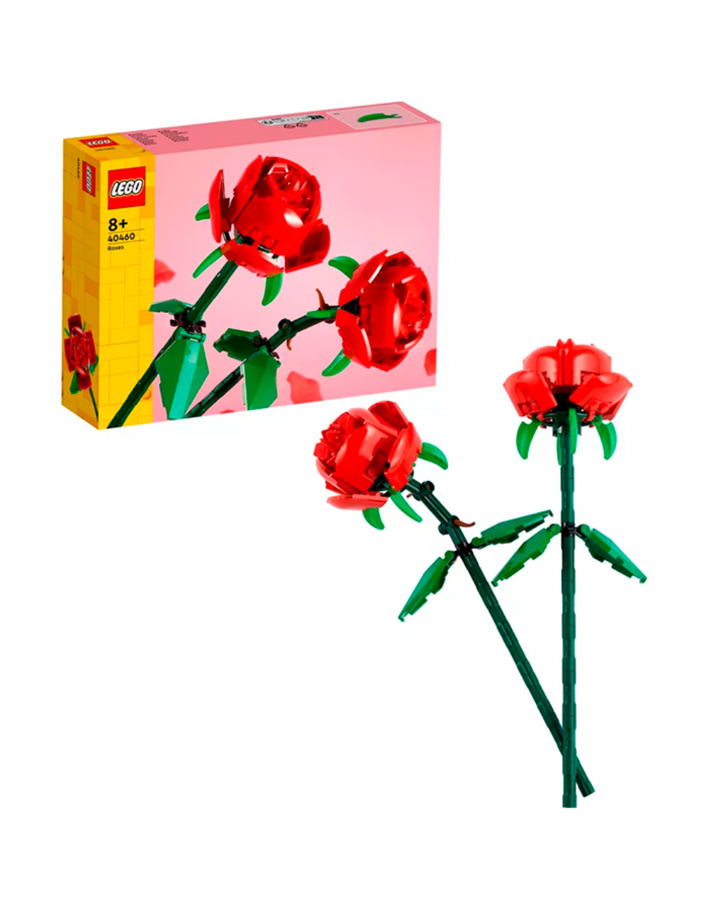 Конструктор Лего Ботаникалс креатор Розы | LEGO Botanical Creator Roses 40460 — 10 деталей (8+)