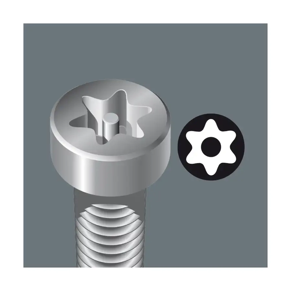 367 Отвёртка TORX® BO TX 10x300 мм WERA 05138268001