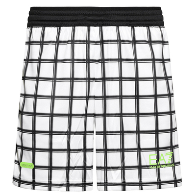 Мужские теннисные шорты EA7 Man Jersey Shorts - white
