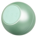 Зеленый вибромассажер Opal Ripple Massager (Цвет: зеленый)