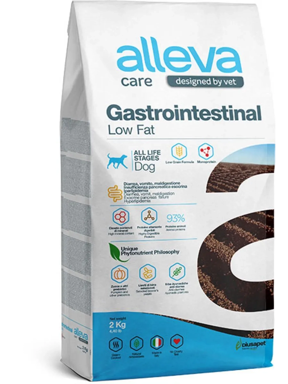 Gastrointestinal Low Fat Корм для собак 2кг