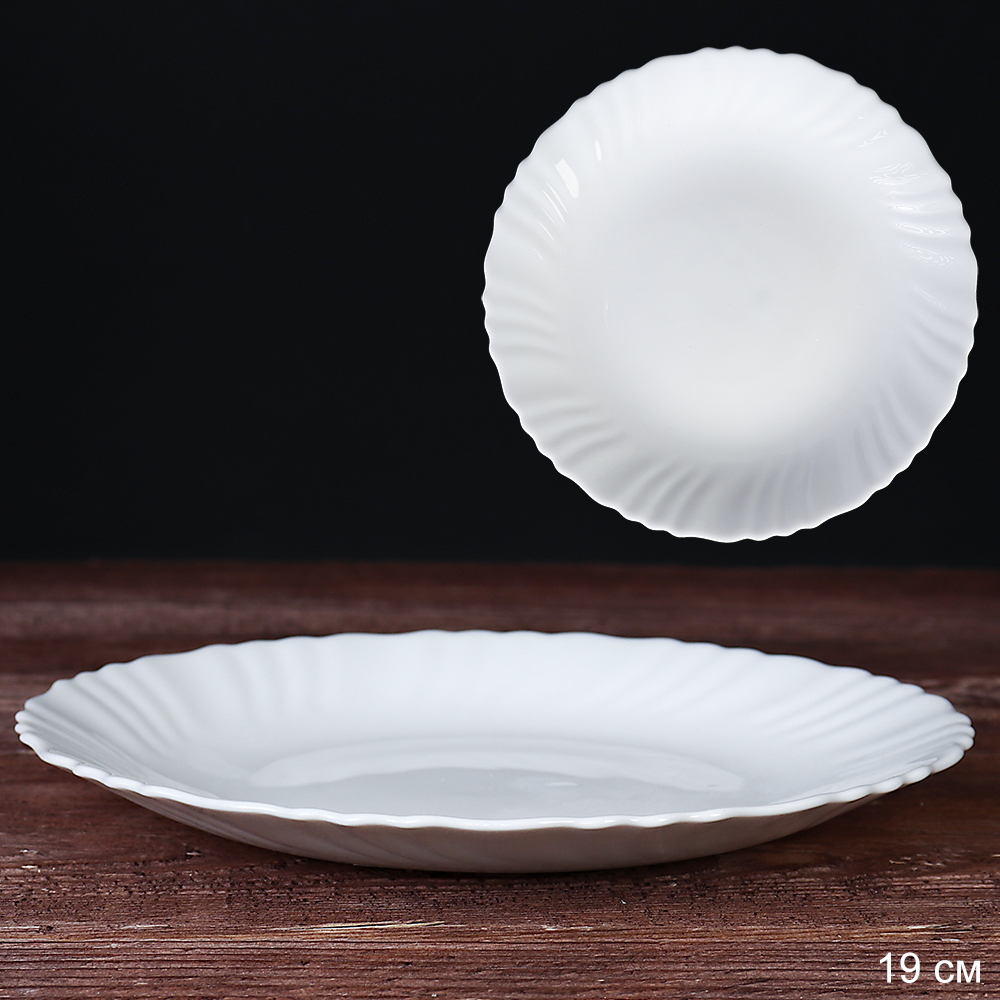 Тарелка 190 мм белая / LHP-75XN (WHITE ) /уп 6/ уп 72/