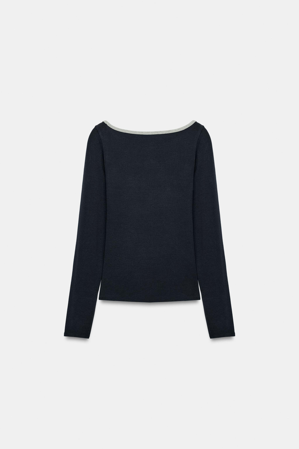 ZARA ЛОНГСЛИВ С ЛАМПАСАМИ, СЕРЫЙ/СИНИЙ