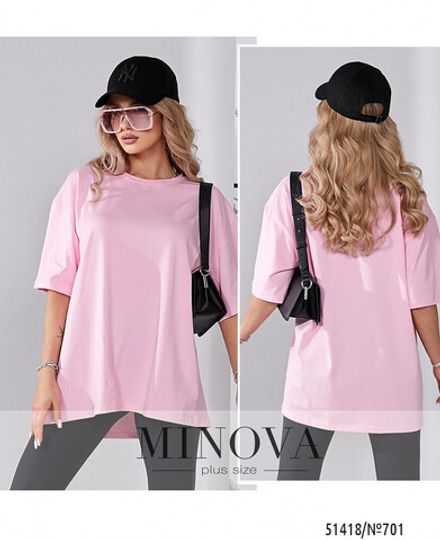 Футболка 701-розовый Minova Фото 1