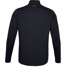 Мужская теннисная футболка теннисная Under Armour Rush ColdGear 2.0 Mock - black