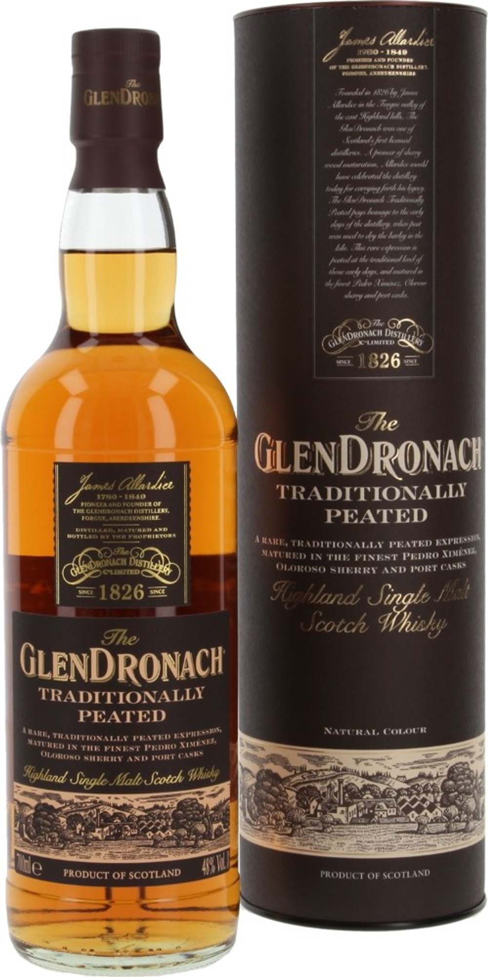 Виски GlenDronach Traditionally Peated 0,7