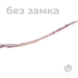 Нить бусин - Флюорит, шар с огранкой, 2 мм
