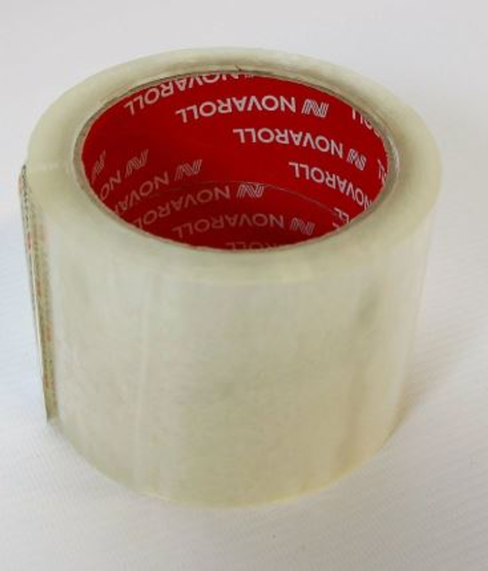 Упаковочная КЛ "NOVA ROLL", 72мм х 66м, 40 мкм, прозрачный (6/24шт)