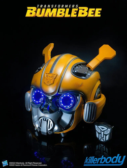 Шлем электронный трансформер Bumblebee. Игрушка-трансформер для ролевых игр и косплея Killerbody
