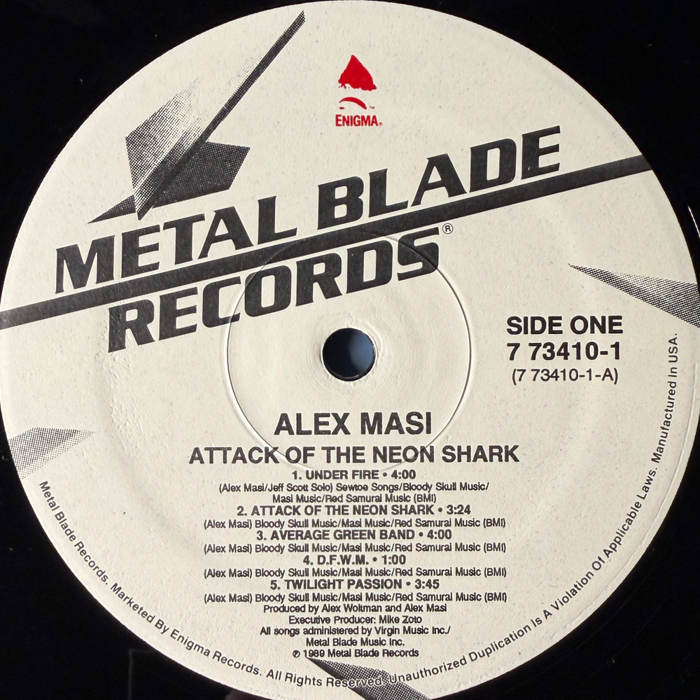 Alex Masi – Attack Of The Neon Shark (США 1989г.) Т