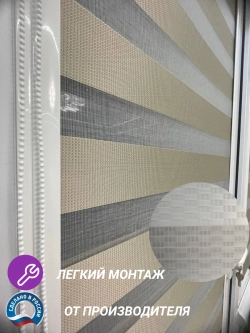 Рулонные шторы День-Ночь 55х140 см