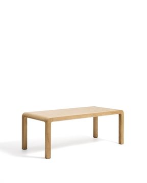 Раздвижной стол Erisia из массива дуба с натуральной отделкой, 200 (280) x 100 см