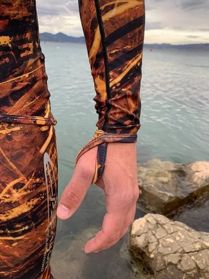 Гидрокостюм из лайкры Epsealon Rash Camo Brown Lycra