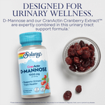 Solaray, CranActin®, D-манноза, 60 капсул VegCap
