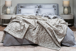 Покрывало 260x260 Garda Decor Houston серое