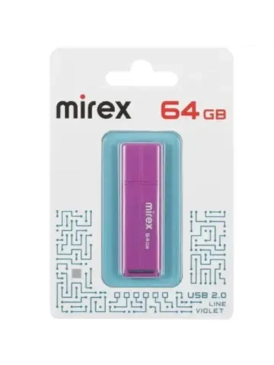 Память USB Flash 64 ГБ LINE 13600-FMULVT64 PURPLE