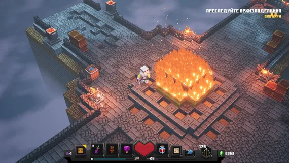 Minecraft Dungeons Hero Edition (Nintendo Switch, Русские субтитры, Б/У)