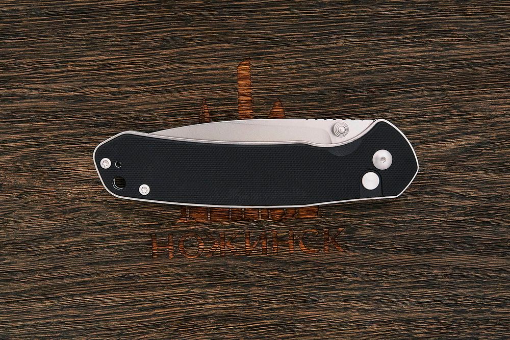 Нож складной CJRB J1925L-BK Pyrite Large, клинок 92мм, сталь AR-RPM9, рукоять G10