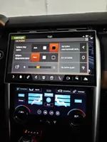 Магнитола для + сенсорная LCD панель климата для Land Rover Discovery 5 2017-2022 (взамен 8" экрана без кнопки OPEN) - RDL монитор 13.3" на Android 13, Быстрая, CarPlay, 4G SIM-слот
