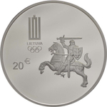 ЛИТВА, 2016, 20 ЕВРО [PROOF] [СЕРЕБРО]