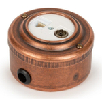 Розетка информационная RJ45+TV (CAT.5E), белая, Старая Медь VINTAGE-BRASS 40401-3