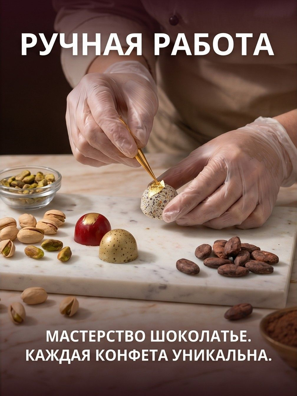 Подарочный набор шоколадных конфет "Спасибо!"