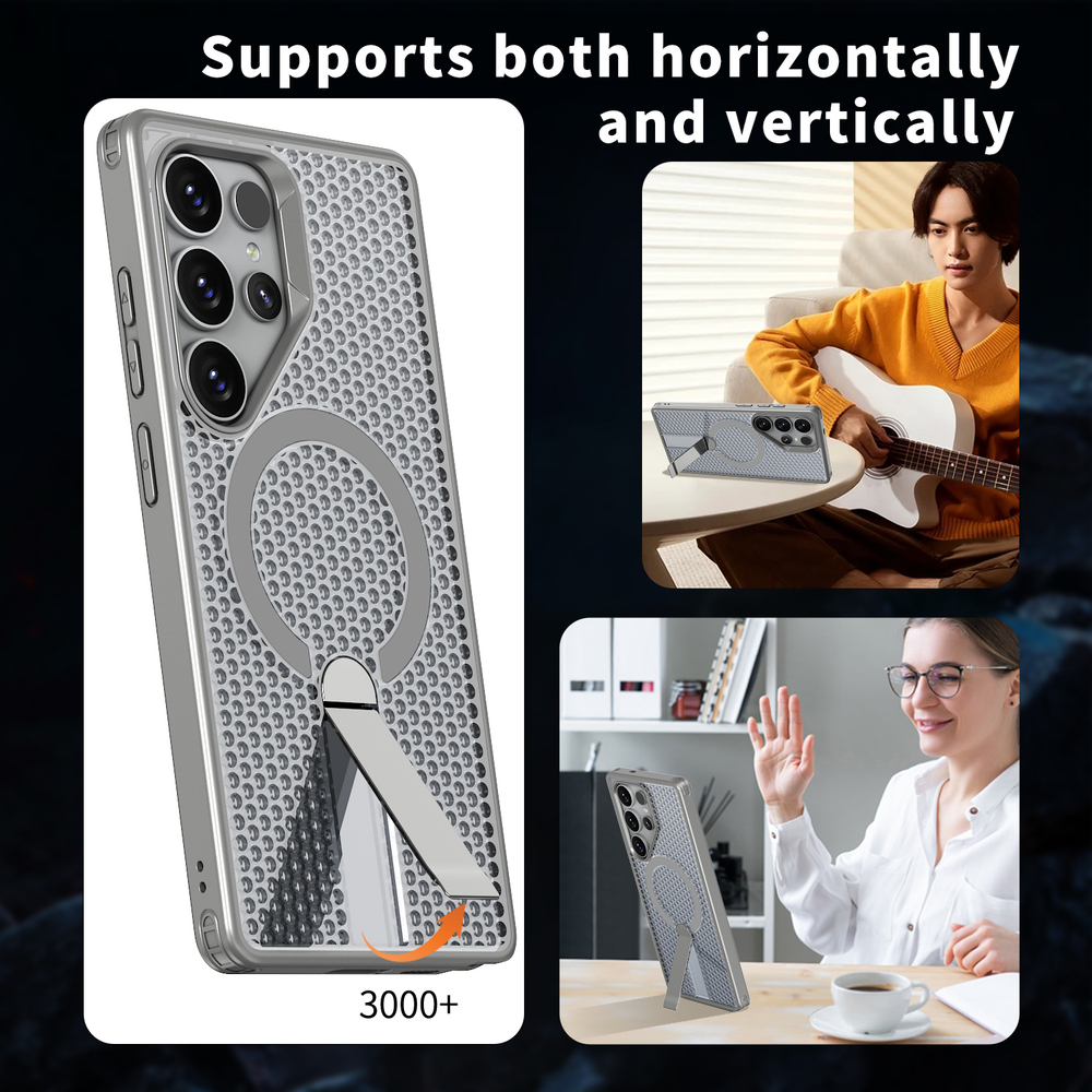 Прозрачный чехол Mesh Pro Magnetic Case для Samsung Galaxy S23 Ultra