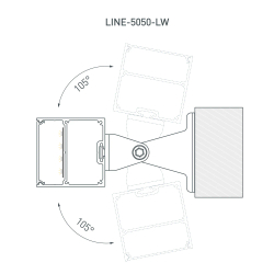 Профиль SL-LINE-5050-LW-3000 ANOD (Arlight, Алюминий) 043976