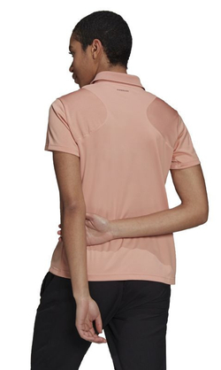Женское поло Adidas Club Polo W - ambient blush/black