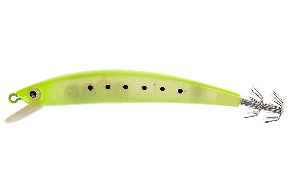 Кальмарный воблер HIGASHI Pelagic 19g #07. Chartreuse
