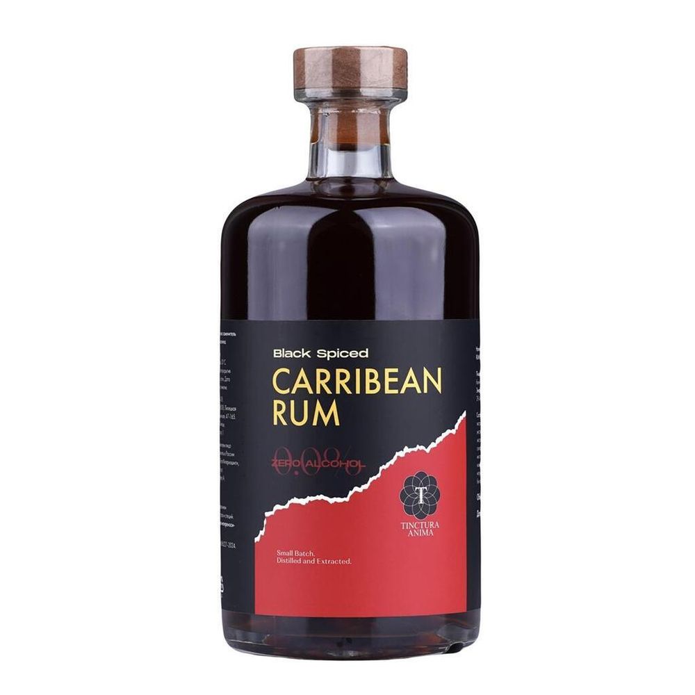 Напиток ром безалкогольный CARRIBEAN RUM 0,7л Tinctura Anima